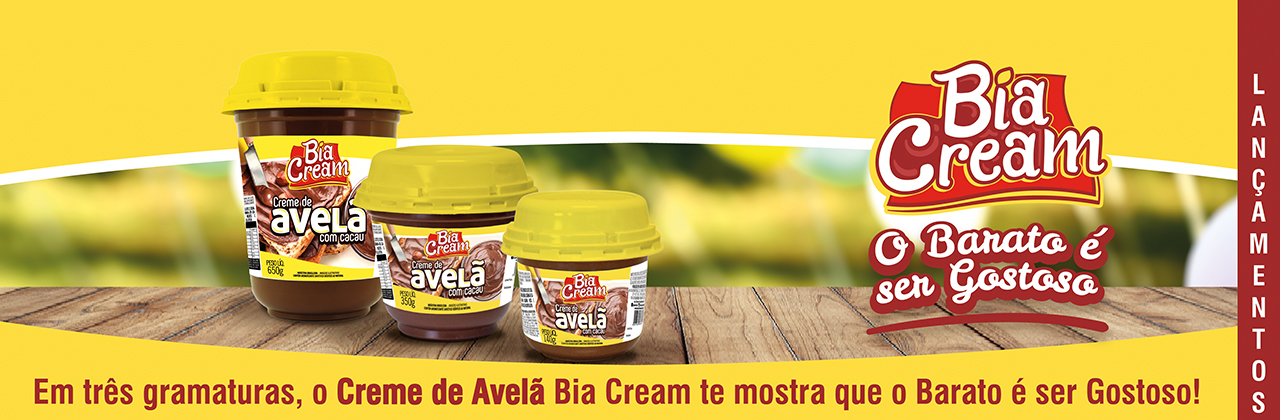 Em trs gramaturas, o Creme de Avel Bia Cream te mostra que o Barato  ser Gostoso!