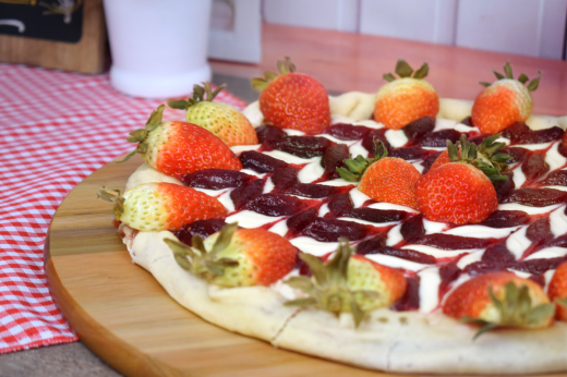 Pizza de cheesecake 